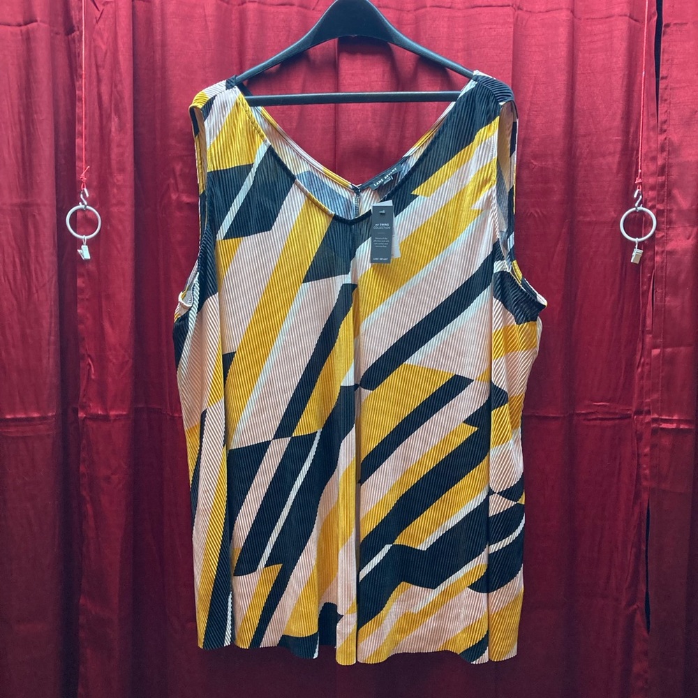 Lane Bryant Swing Collection Geometric Top Blouse 22/24 NWT